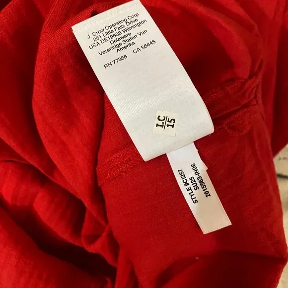 J. Crew Airy gauze button-up shirt XL - Picture 10 of 10